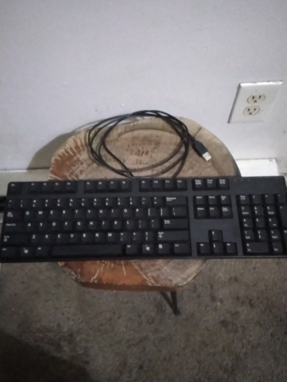 Dell Black Numeric Keypad Wired Keyboard Section Model: KB1421